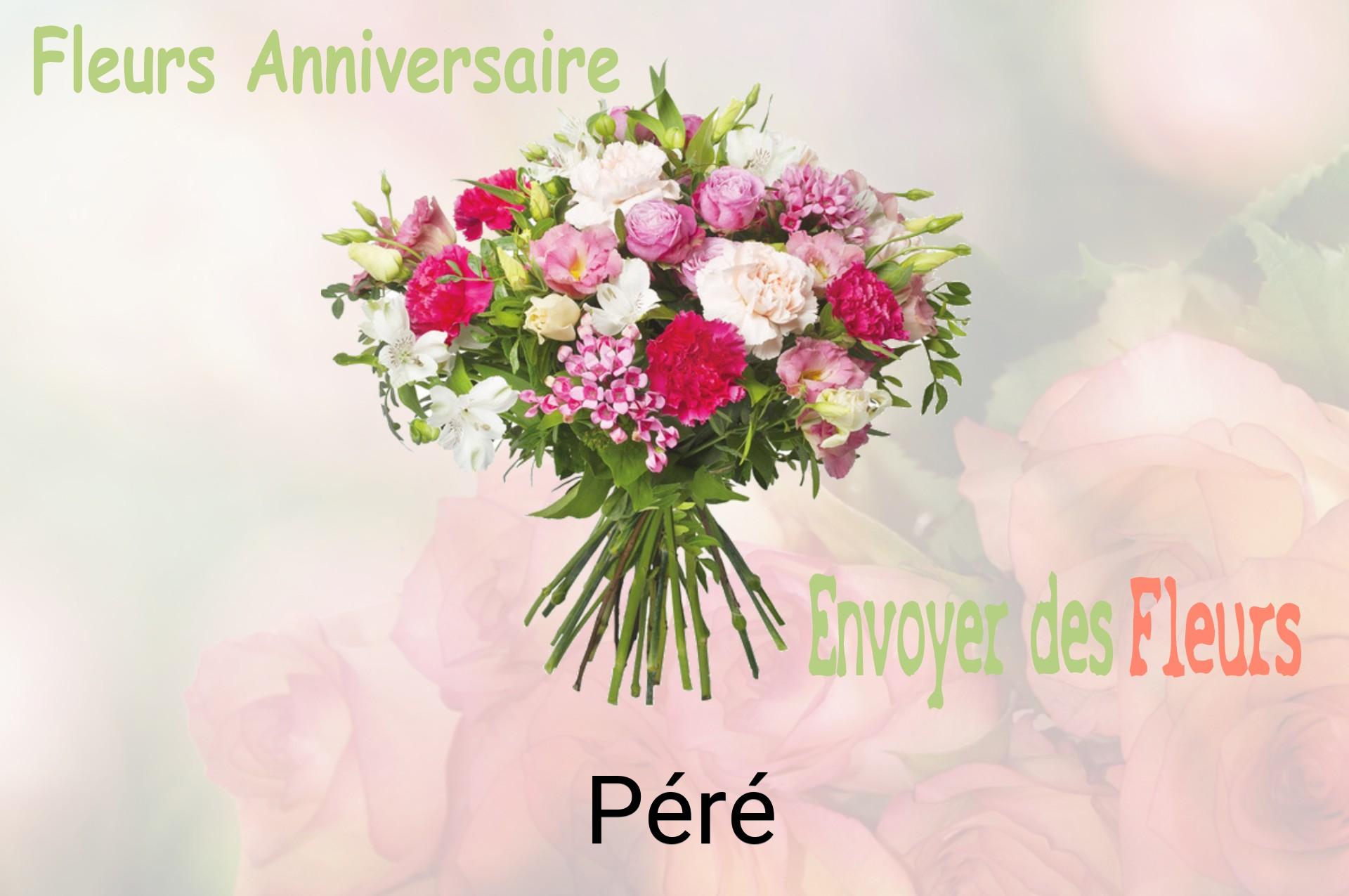 Bouquet de fleurs d’anniversaire livré à Péré